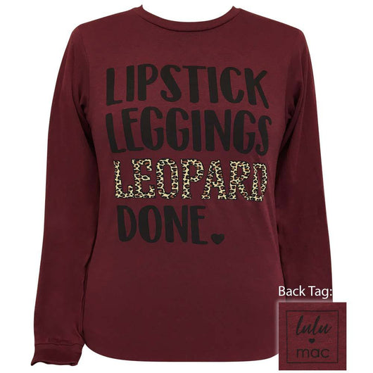 lulu mac-Lipstick Leggings LS-LM43